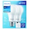 Philips Philips A19 E26 (Medium) LED Bulb Daylight 75 Watt Equivalence 2 pk 575852 - alternate 5
